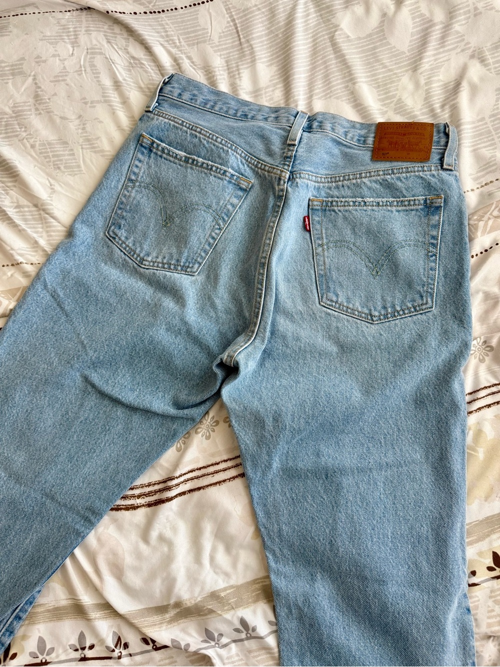 Women’s Levi's 501 90’s Light Blue Straight Jeans